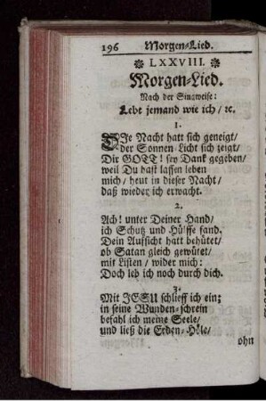 Morgen-Lied / Abend-Lied
