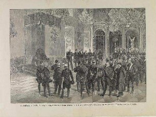 Eröffnung des deutschen Reichstages in Berlin (5.2.1874)