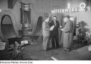 Exponate der westdeutschen Metallindustrie auf der Leipziger Frühjahrsmesse