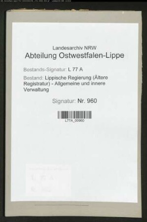 Obligationen und Quittungen über Ablösungskapitalien der lippischen Kirchengemeinden, Bd. 4