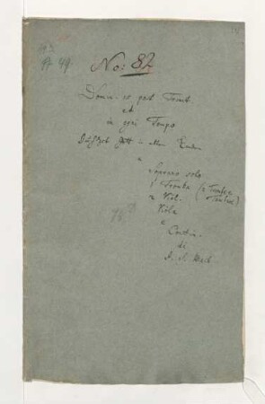 Jauchzet Gott in allen Landen; S, tr, orch; BWV 51; BC A 134