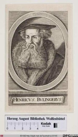 Bildnis (Johann) Heinrich Bullinger