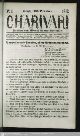 Bampelino und Sarastro, oder: Rosine und Mandel - Bambocciade