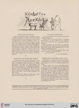 Künstler-Anekdoten