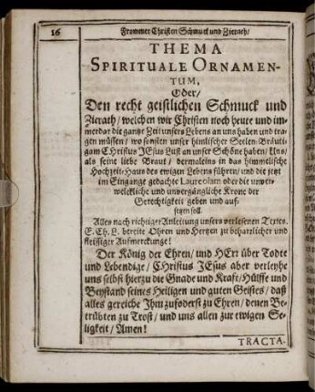 Thema Spirituale Ornamentum