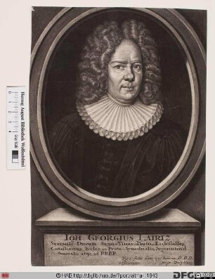 Bildnis Johann Georg Lairitz (Layritz)
