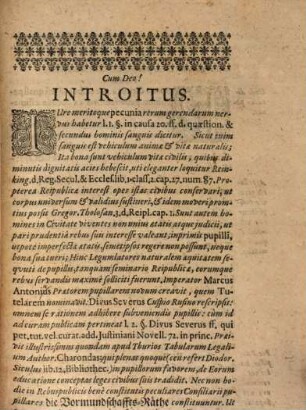 Dissertatio de pecunia pupillari, ejusque administratione Von Unmuendiger Kinder Gelde