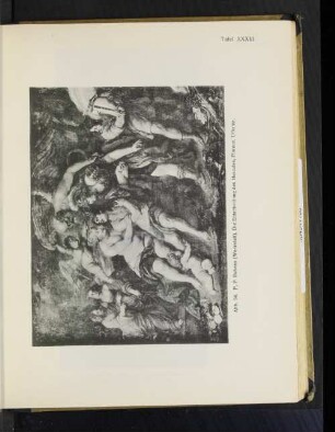 Tafel XXXIII Abb. 54. P. P. Rubens (Werkstatt), Die Entscheidung des Hercules, Florenz, Uffizien.