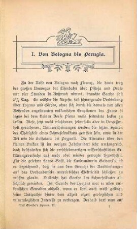 Auf Goethes Spuren in Italien, 2. Mittel-Italien