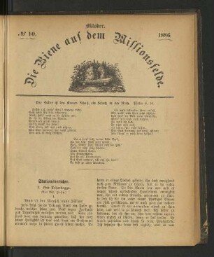 No 10. Oktober. 1886.