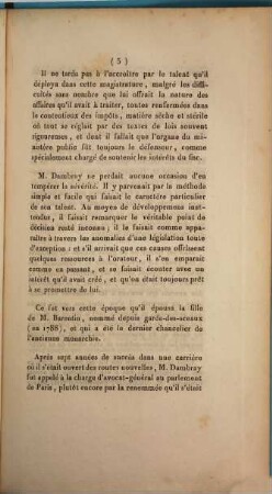 [Notice sur la vie de M. le chancelier Charles Henri Dambray]