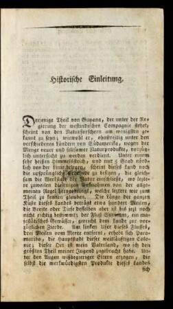 Historische Einleitung