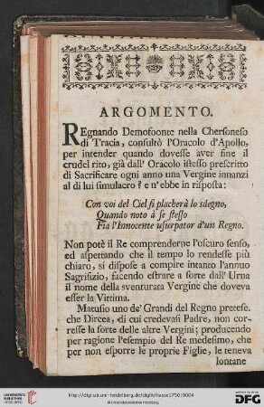 Argomento