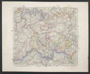 Karte von Deutschland, dem Königr. der Niederlande und der Schweiz : [Cassel, Weimar, Leipzig]