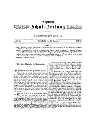 Ueber das Schulwesen in Nordamerika