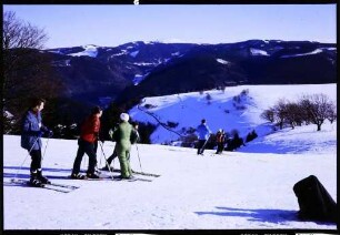 Schauinsland: Skifahrer