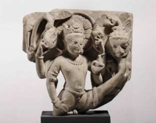 Vishnu als Trivikrama (= Vamana-Avatara)