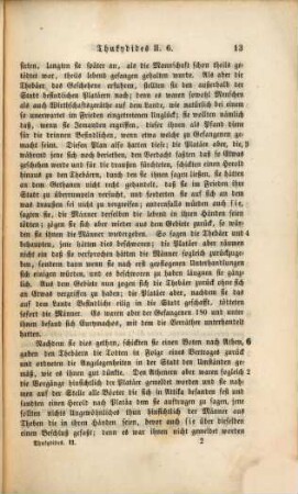 Thukydides' Geschichte des peloponnesischen Krieges : Griechisch und deutsch mit kritischen und erläuternden Anmerkungen. 2. Buch