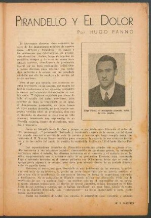 Pirandello y el dolor