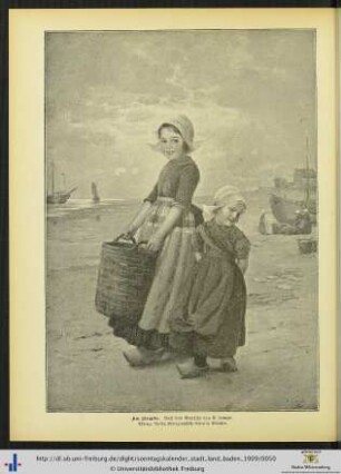 Illustration: Am Strande.