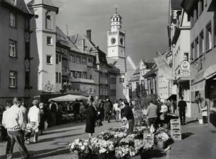 Markttag in der Altstadt von Ravensburg