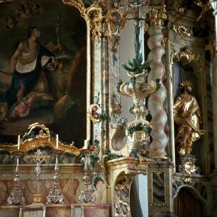 Südlicher Seitenaltar — Die büßende Magdalena