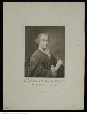 Portrait des Giovanni Elia Morghen - Porträt Gio. Elia Morghen
