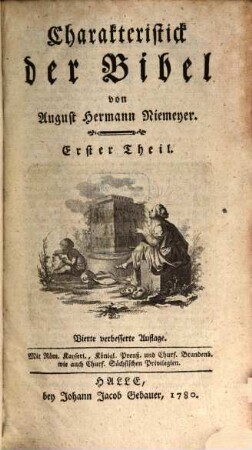 Charakteristick der Bibel, 1