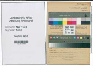 Entnazifizierung Karl Noack , geb. 09.08.1891 (Haendler)