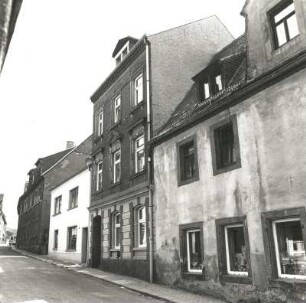 Colditz, Töpfergasse 12. Wohnhaus (2. H. 19. Jh.). Straßenansicht