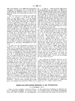 Freies und gebundenes Zeichnen in der Volksschule