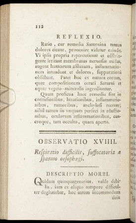 Observatio XIX. - Observatio XXV.