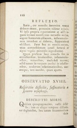 Observatio XIX. - Observatio XXV.