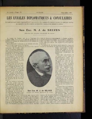 Son Exc. M. J. de Selves