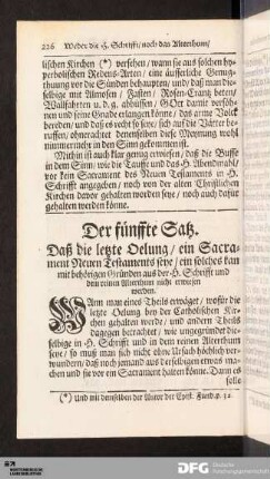 Der fünffte Satz.