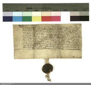 Lehenbrief Johanns [I. von Henneberg], Abt von Fulda, für Hans Gutochs über einem ein Burggut in Bad Brückenau