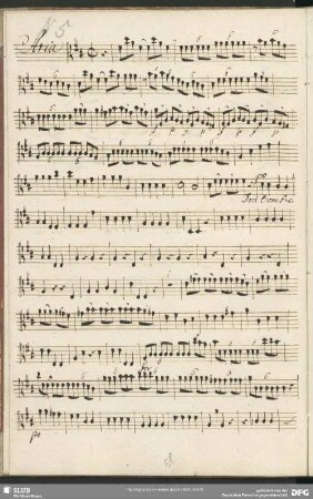 No. 5 Aria: Fra l'ombre un lampo solo
