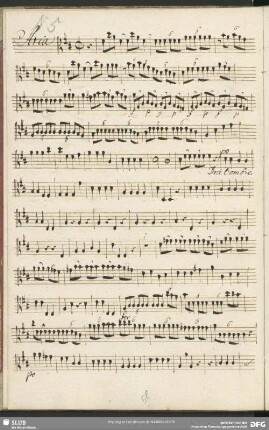 No. 5 Aria: Fra l'ombre un lampo solo
