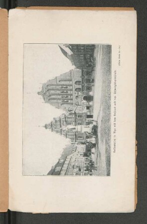 Rathausplatz in Riga mit dem Rohland und dem Schwarzhäupterhause.