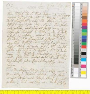 Brief von Schiller, Friedrich an Goethe, Johann Wolfgang von