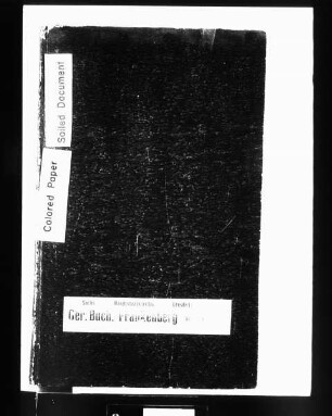 Konsensbuch von Mühlbach (bei Frankenberg)