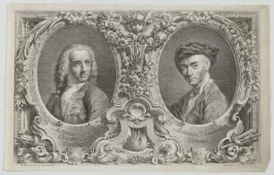Doppelbildnis Antonius Canal und Antonius Visentini