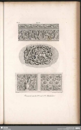 Ornamente aus den 6. und 11. Jahrhundert