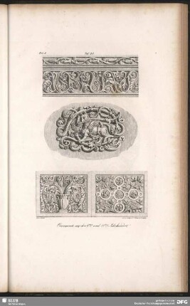 Ornamente aus den 6. und 11. Jahrhundert