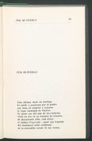 Por mi pueblo