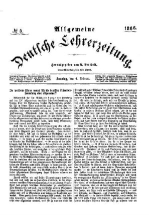 In welchem Sinne nennt sich die deutsche Lehrerversammlung eine allgemeine?