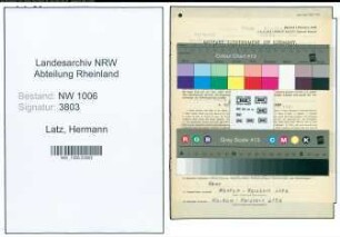 Entnazifizierung Hermann Latz , geb. 19.09.1876 (Gastwirt)