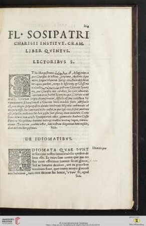 Liber qvintvs