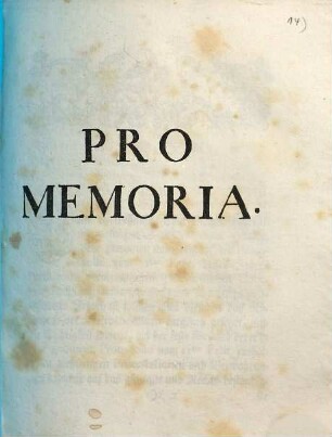 Promemoria