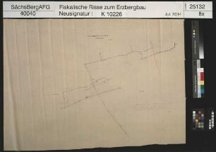 Ehrenfriedersdorf Vereinigt Feld Fundgrube, Grubenbaue in der Tiefen Sauberger Stollnsohle - Mittelfeld